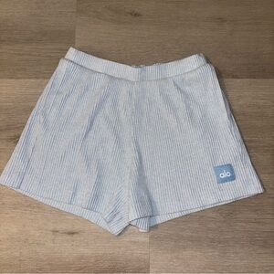Alo light blue shorts